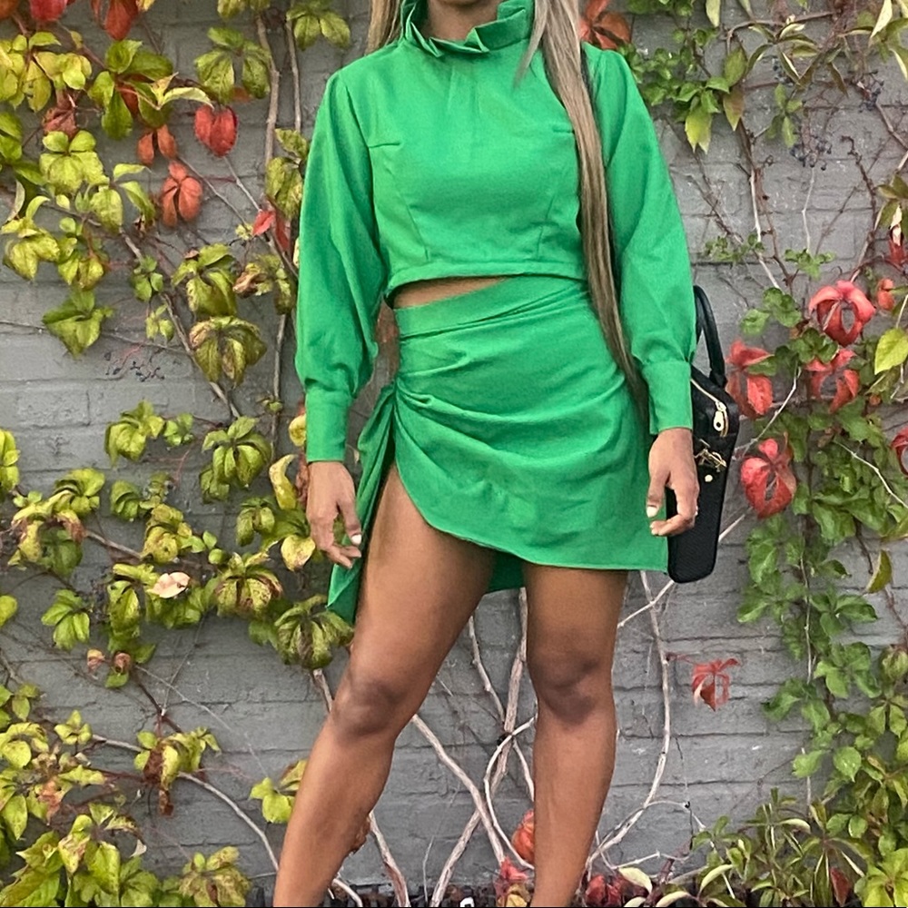 Green Skirt outfit from kaguya jeremie